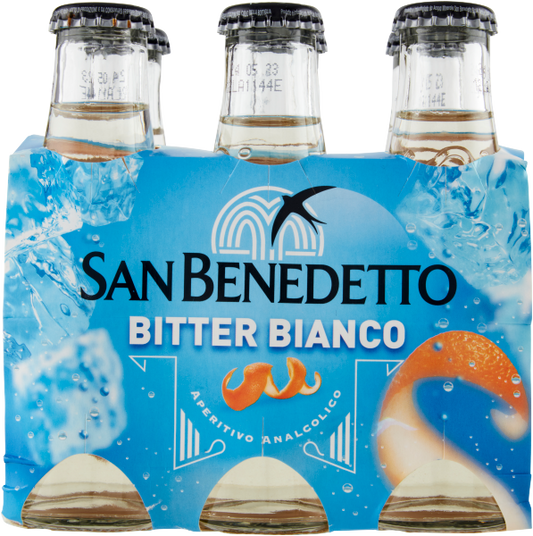 SAN BENEDETTO BITTER BIANCO ml10X6 100ml X6 (4 in a box)