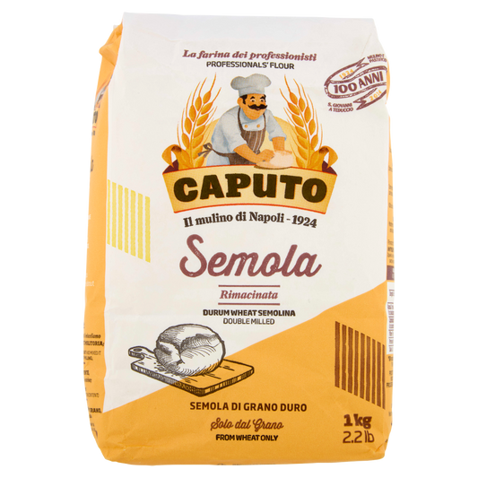 CAPUTO SEMOLA RIMACINATA 1kg (10 in a box)available from our italian retail store