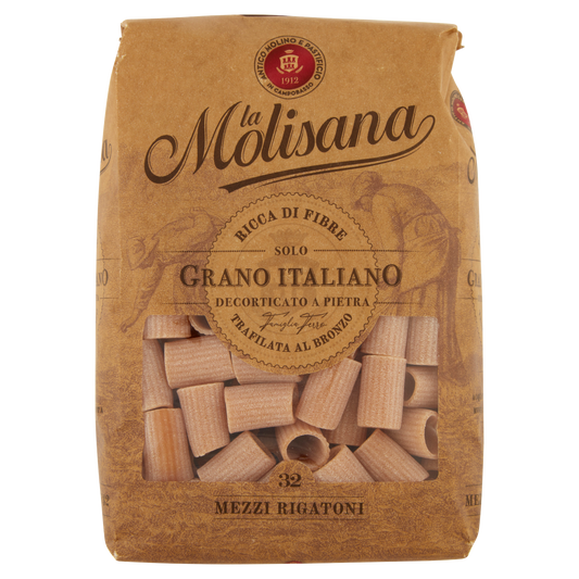 MOLISANA MEZZI RIGATONI INTEGRALI 500g (12 in a box)