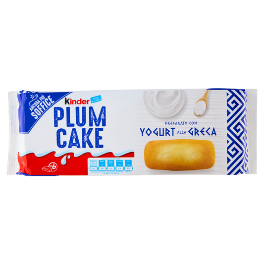 KINDER PLUMCAKE YOGURT ALLA GRECA 192g (15 in a box)available from our italian retail store