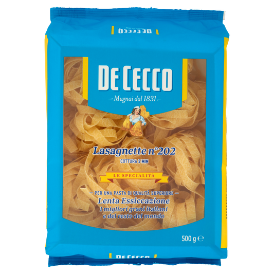 DE CECCO LASAGNETTE N.202 500g (8 in a box)