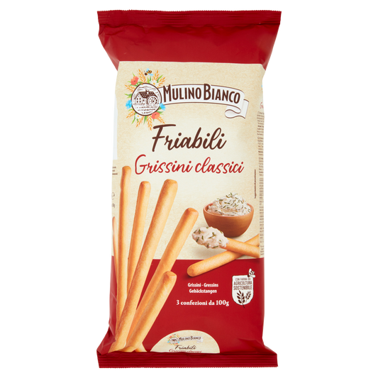 MULINO BIANCO GRISSINI FRIABILI 300g(24 in a box) available from our italian retail store