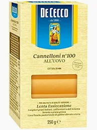 DE CECCO CANNELLONI ALL'UOVO 250GR x 12 BOX