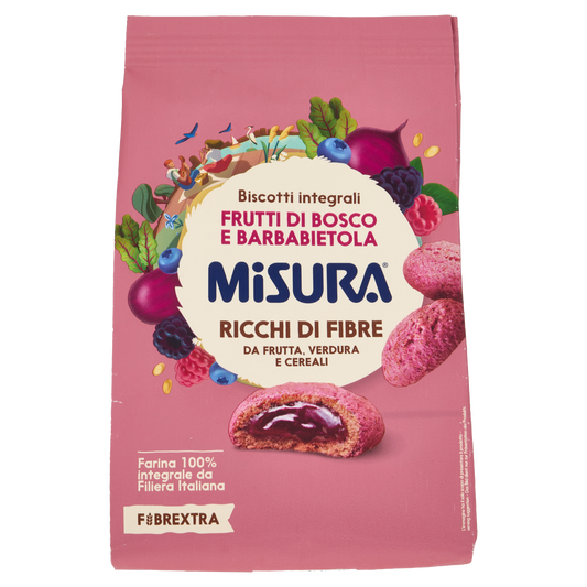 MISURA RIPIENO FRUTTI DI BOSCO E BARBABIETOLA 260g (8 in a box)available from our italian retail store