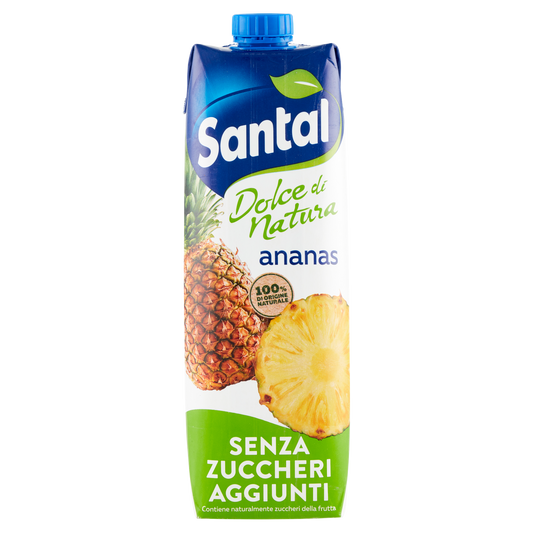 SANTAL ANANAS no added sugar 1lt (12 in a box)