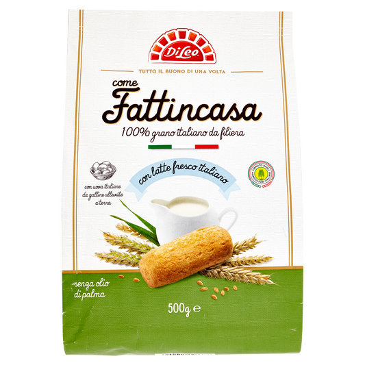 DI LEO FATTINCASA LATTE 500g (8 in a box)available from our italian retail store