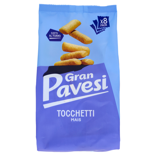 PAVESI TOCCHETTI DI MAIS 256g (10 in a box)available from our italian retail store