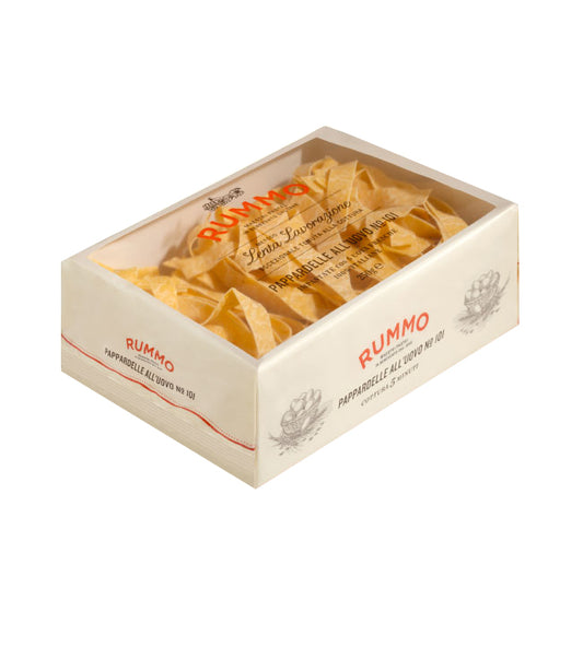 RUMMO PAPPARDELLE UOVO N.101 250g (12 in a box) available from our italian retail store