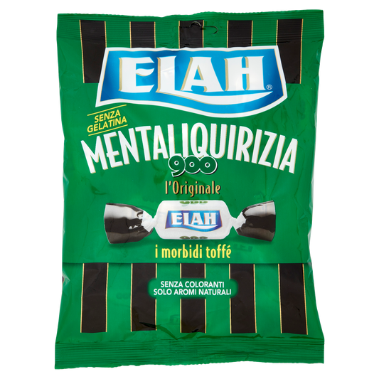 ELAH CARAMELLE MENTA LIQUIRIZIA 150g (15 in a box) available from our italian retail store