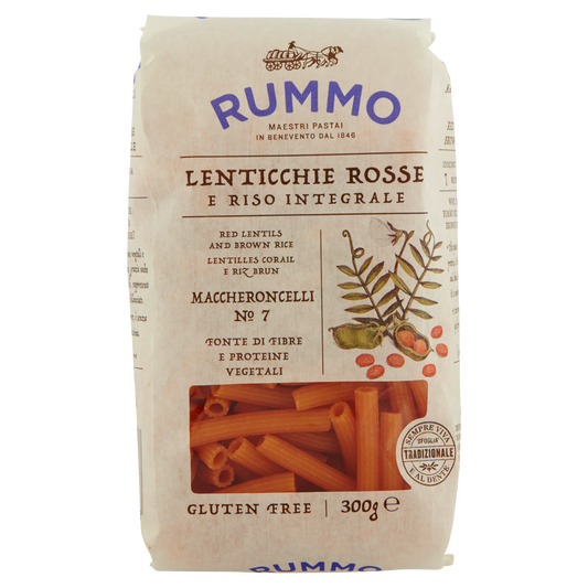 RUMMO MACCHERONCELLI RIGATI N.7 LENTA LAVORAZIONE 300g(16 in a box) available from our italian retail store