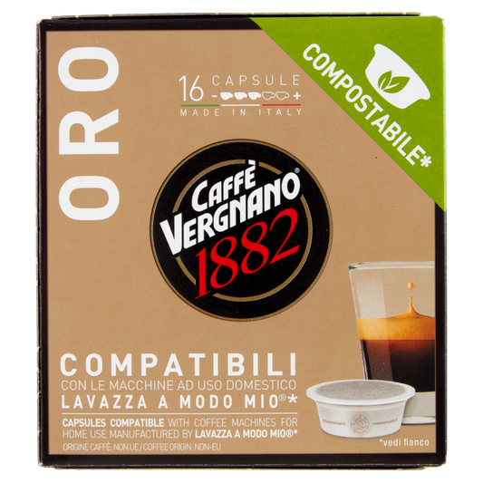 CAFFE VERGNANO ORO 16CAPSULE 120 PZ (6 in a box)