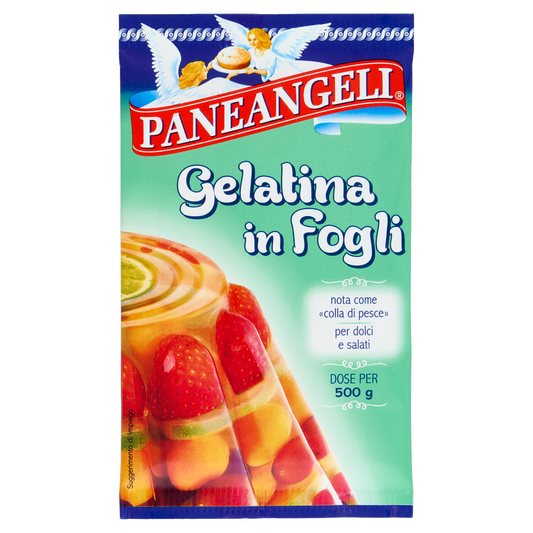 PANEANGELI GELATINA IN FOGLI 12g (30 in a box)available from our italian retail store