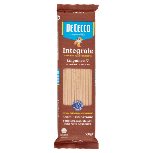 DE CECCO LINGUINE N°7 INTEGRALI 500g(24 in a box)