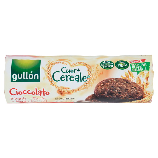 GULLON CUOR DI CEREALE CIOCCOLATO 280g (16 in a box)