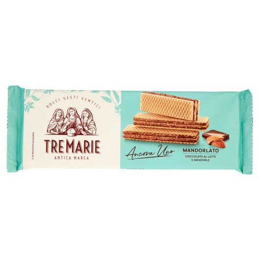TRE MARIE WAFER MANDORLATO 140g (18 in a box)