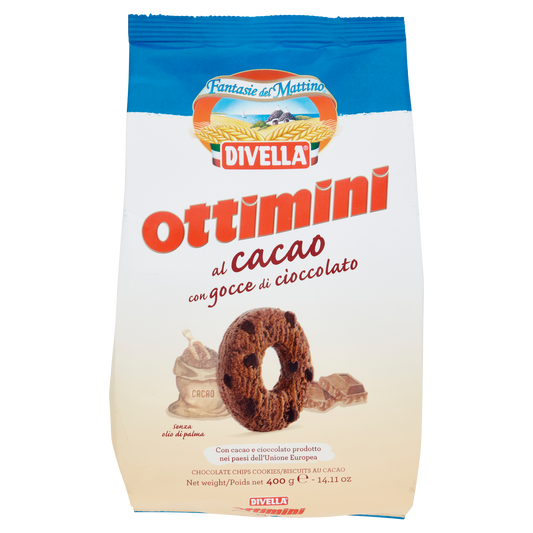 DIVELLA OTTIMINI CLASSICI CACAO 400g (12 in a box)