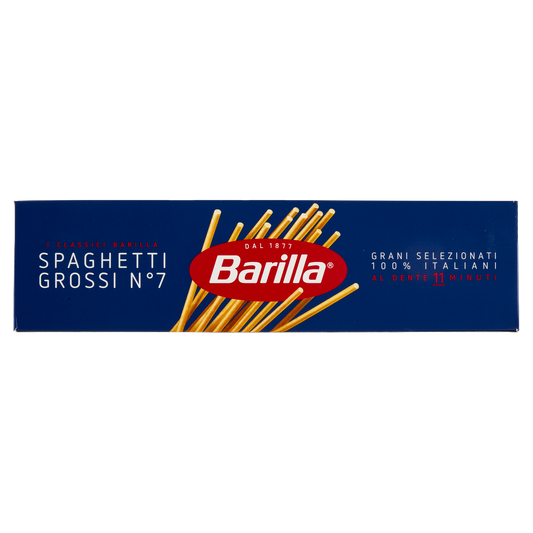 BARILLA PASTA DI SEMOLA SPAGHETTI GROSSI N.7 500g (24 in a box)