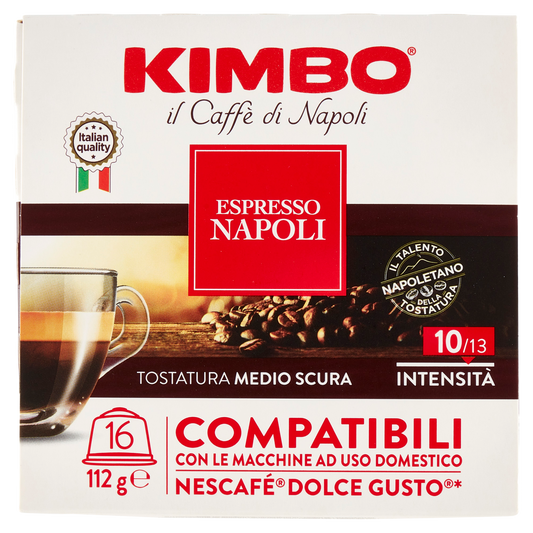 KIMBO CAPSULE NAPOLI DOLCE GUSTO 112g (6 in a box)