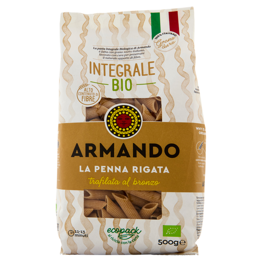 ARMANDO PENNETTA INTEGRALE BIO PASTA 500g (12 in a box)