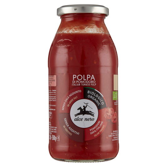 ALCENERO POLPA POMODORO ORGANIC 500g (12 in a box)