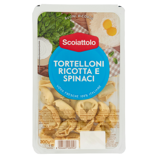 SCOIATTOLO TORTELLINI RICOTTA SPINACI 200g (9 in a box)