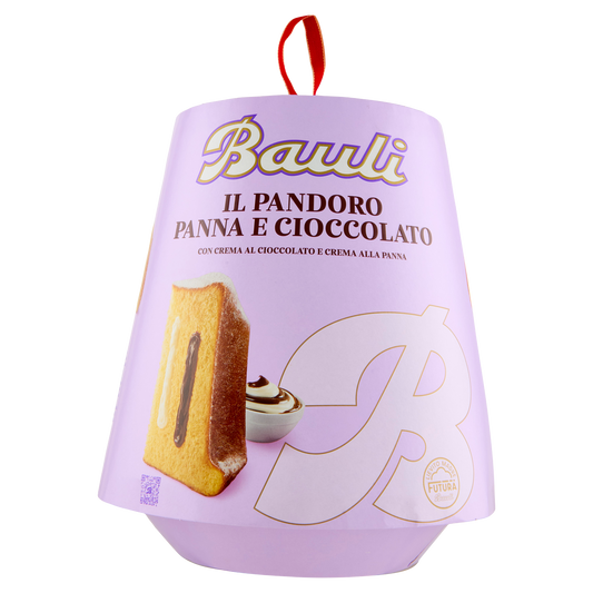 BAULI PANDORO PANNA E CIOCCOLATO 750g  (16 in a box)