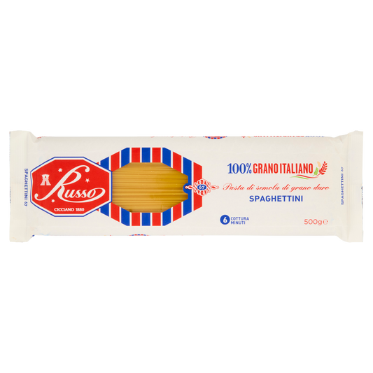 RUSSO PASTA DI SEMOLA SPAGHETTINI 500g (24 in a box)