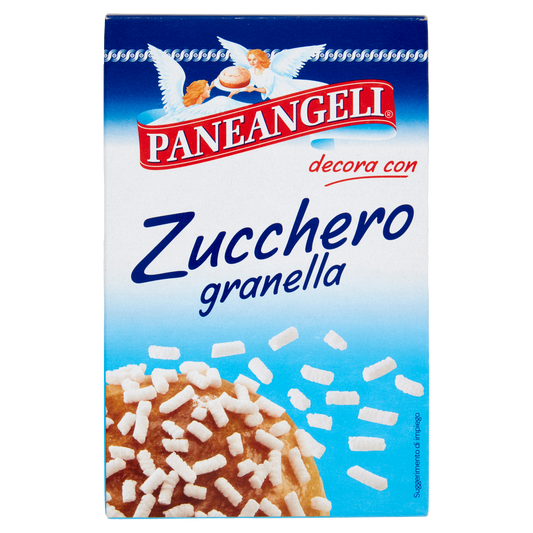 PANEANGELI ZUCCHERO GRANELLA 125g (10 in a box)available from our italian retail store