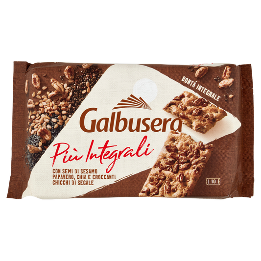 GALBUSERA CRACKERS DI SEGALE 380g (12 in a box)available from our italian retail store