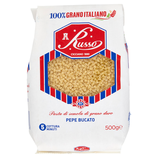 RUSSO PASTINA PEPE BUCATO 500g (20 in a box)