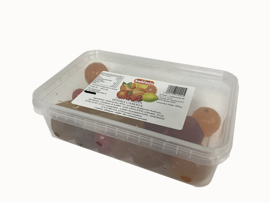 AMBROSIO FRUTTA MISTA INTERA CANDITA 900g (single item)