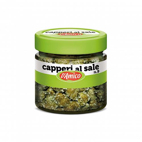 D'AMICO CAPPERI AL SALE 75g (12 in a box) available from italian retail store