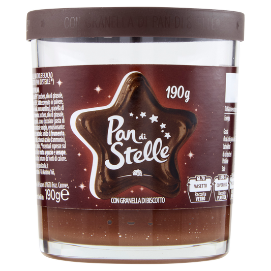PANDISTELLE CREMA SPALMABILE 190g (10 in a box)available from our italian retail store