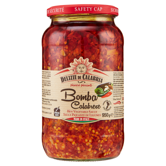 DELIZIE CALABRIA BOMBA CALABRESE 950g (6 in a box)available from our italian retail store