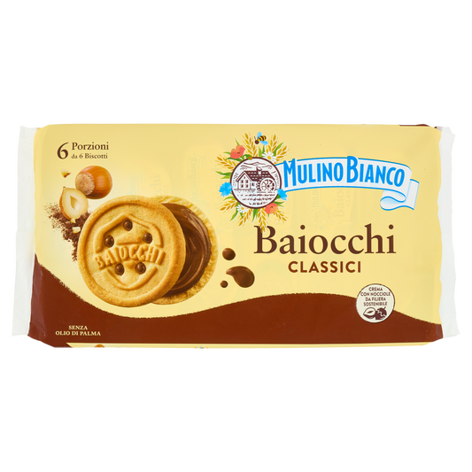 MULINO BIANCO BAIOCCHI SNACK X6 336g (12 in a box)