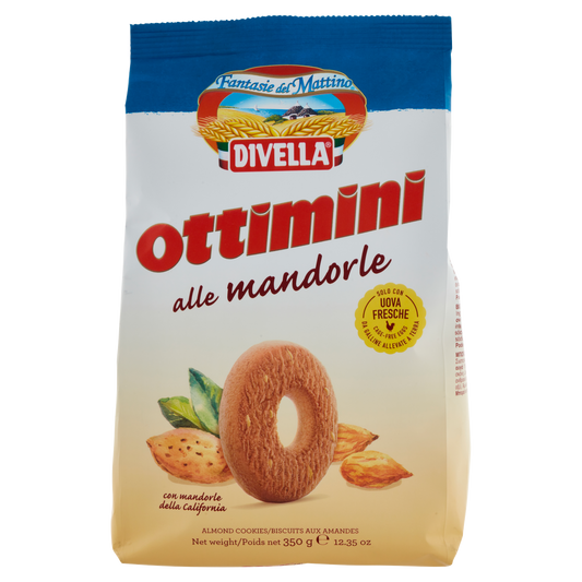 DIVELLA OTTIMINI MANDORLE 350g (18 in a box)