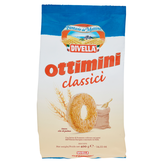 DIVELLA OTTIMINI CLASSICI 400g (12 in a box)available from our italian retail store