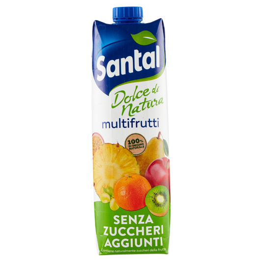 SANTAL MULTIFRUIT no added sugar 1lt (12 in a box)