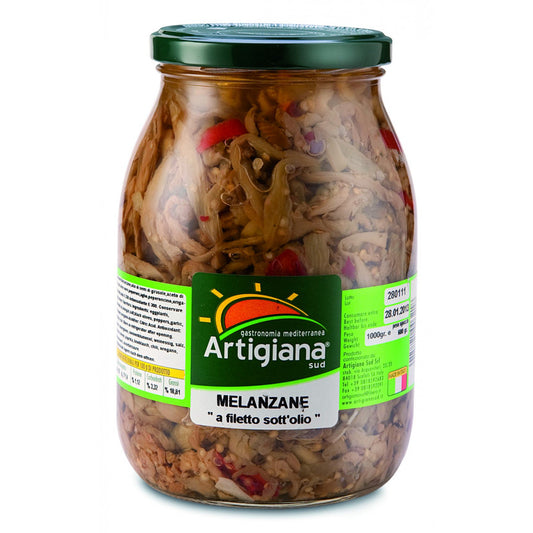 ARTIGIANA SUD MELANZANE A FILETTI 1 KG (6 in a box)