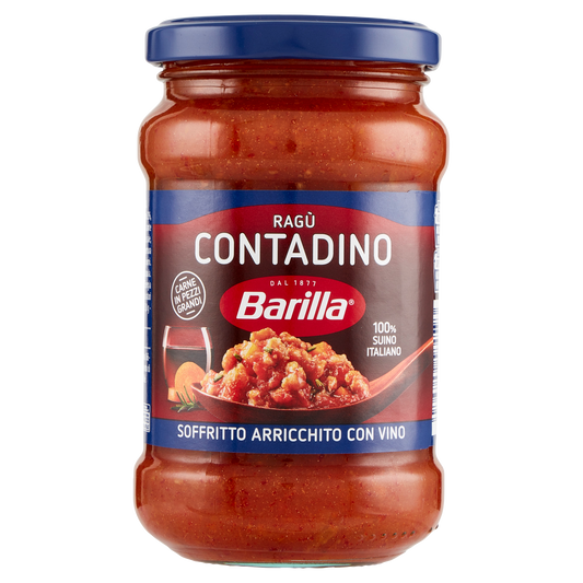 BARILLA RAGU'CONTADINO 300g (8 in a box)available from our italian retail store