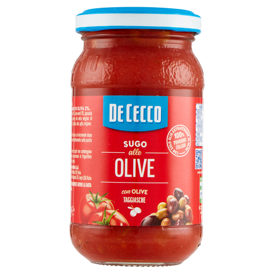DE CECCO SUGO ALLE OLIVE 200g (12 in a box)available from our italian retail store