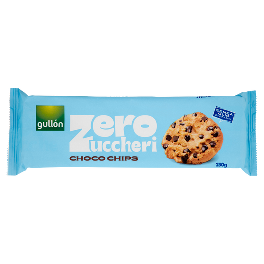 GULLON CHOCO CHIPS sugar-free 150g (12 in a box)