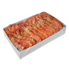 L1 (10-20) RAW ARGENTINIAN HEAD ON LANGOSTINO - 2KG BLOCK