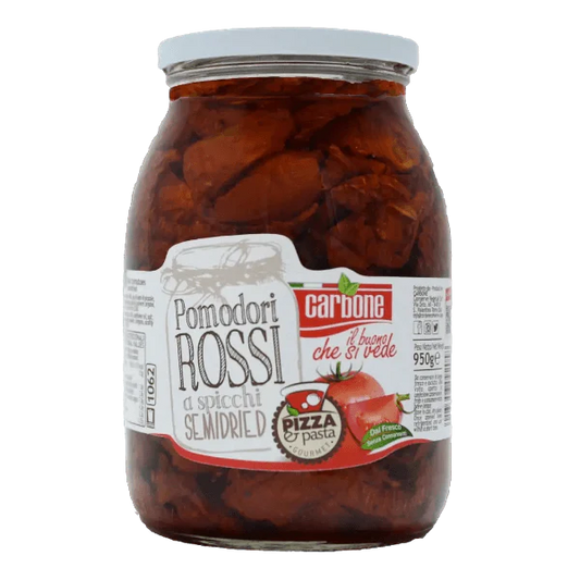 CARBONE POMODORI ROSSI SPICCHI SEMI-DRIED 950g (6 in a box)